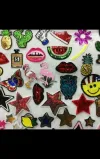 Sequined patchwork, sequined patchwork, cartoon fashion patchwork, patch patchwork, embroidery Application Scenario